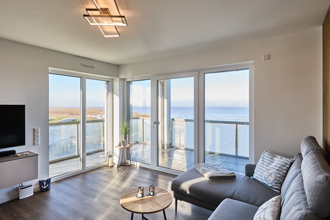 Ferienwohnung in Cuxhaven mit Meerblick